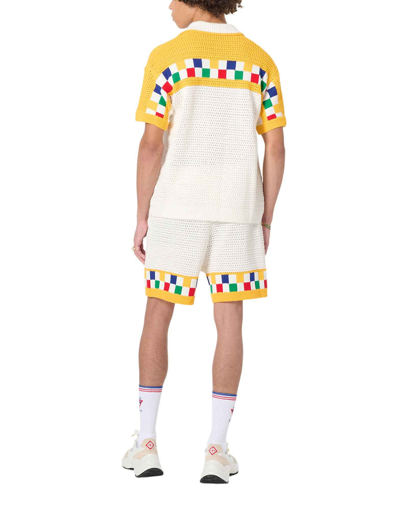 Ensemble maille coloré – style rétro chic